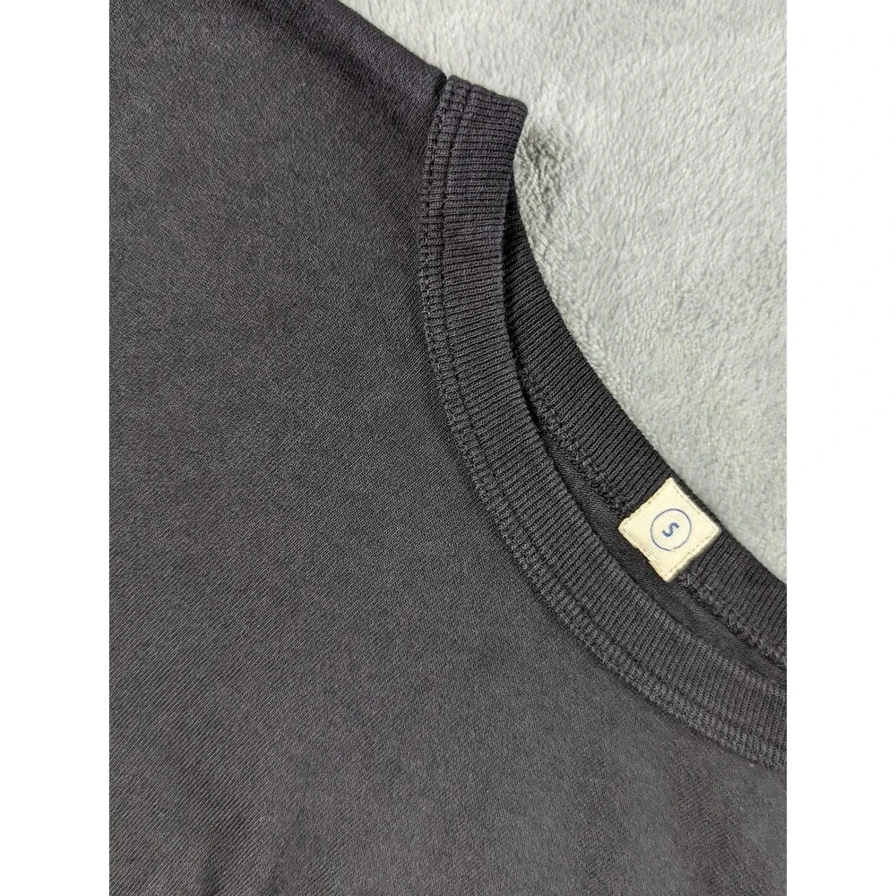 Lady White Company Shirt Men Small Black Clark Pocket Tee Sanforized Cotton READ